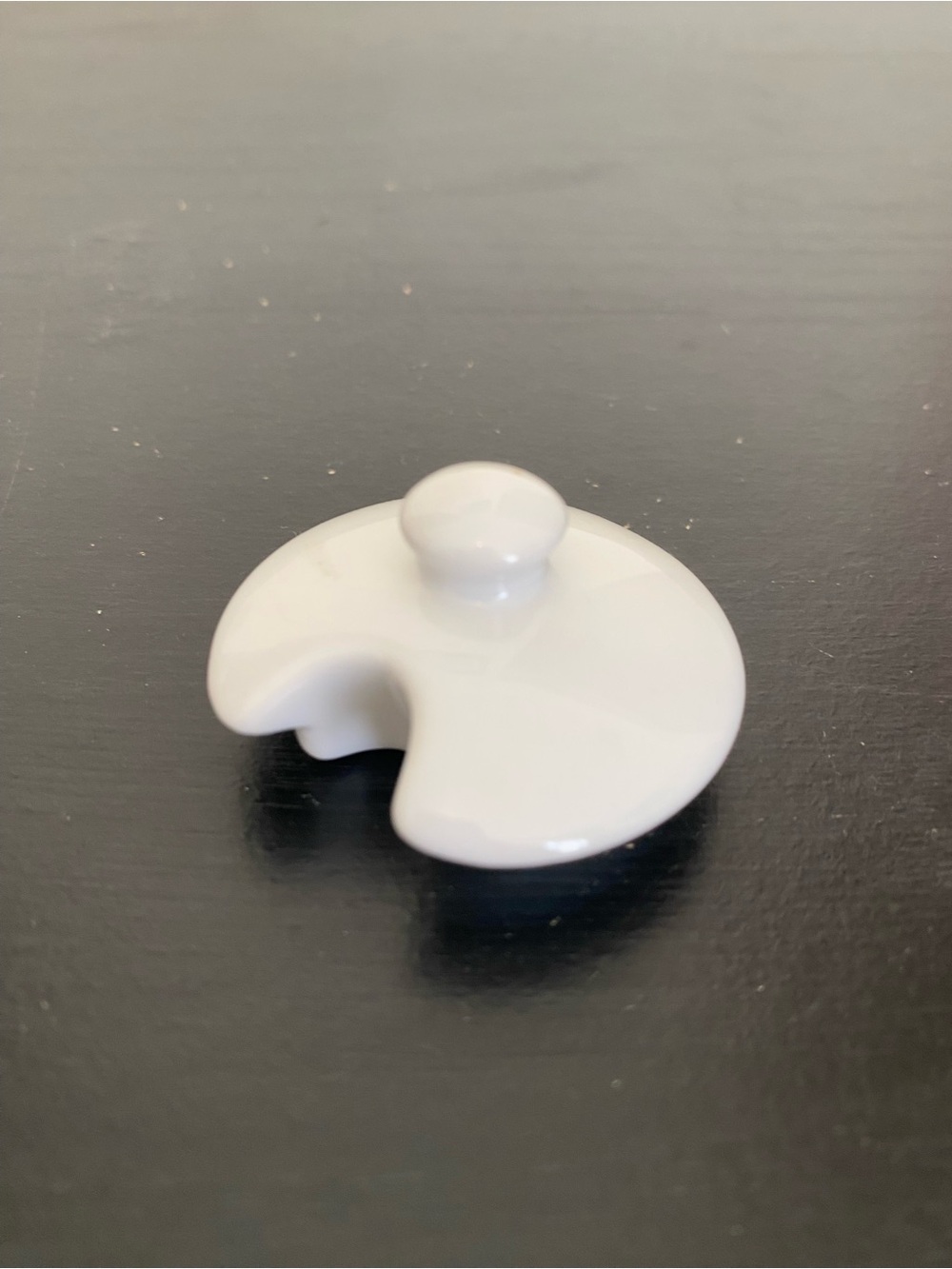 Pottery Barn Great White Condiment Serving Set Honey Jar Dish *LID ONLY*